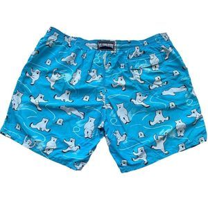 Vilebrequin Moorea polar bear Print Swim Trunks, men’s 5xl